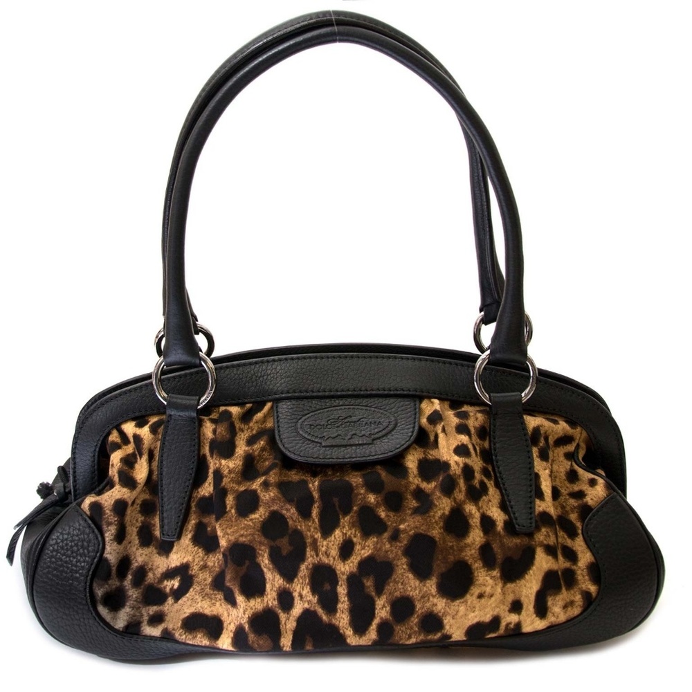 EUC Dolce & Gabbana Animalier Leopard Hobo Bag